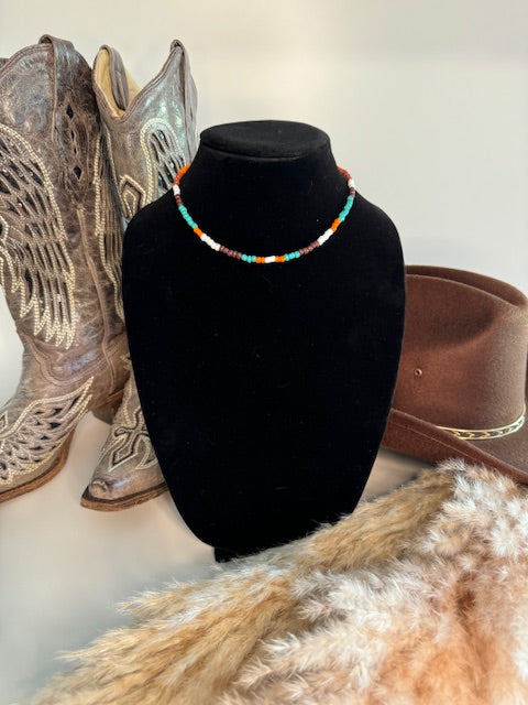 Back In The Saddle Choker Necklace