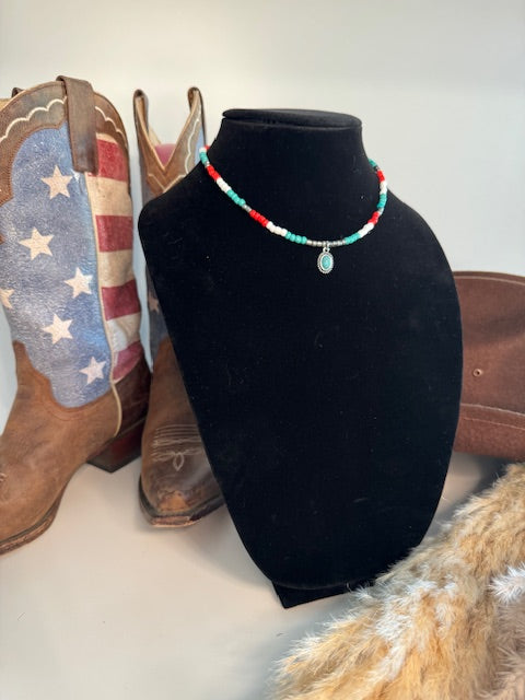 American Babe Choker Necklace