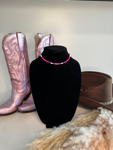 Let's Go Girls Choker Necklace