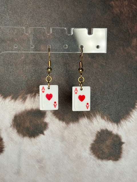 Wild Ace Earrings - Hearts