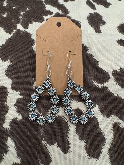 Blooming Turquoise Earrings