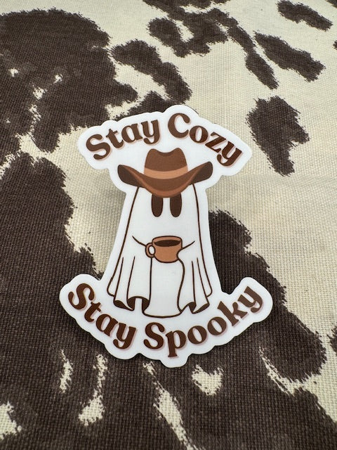 Stay Cozy Stay Spooky Sticker