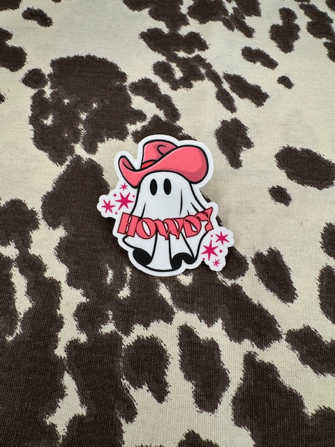 Howdy Ghost Sticker